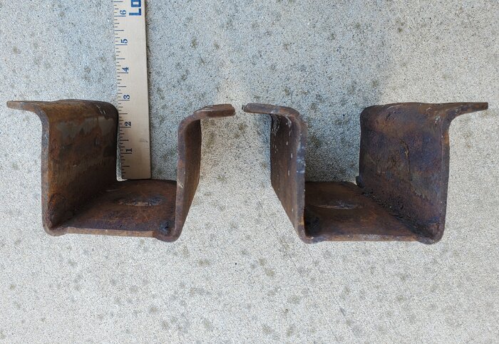 Cop Car Lower ISO Clamps - Rear Showing Height.JPG