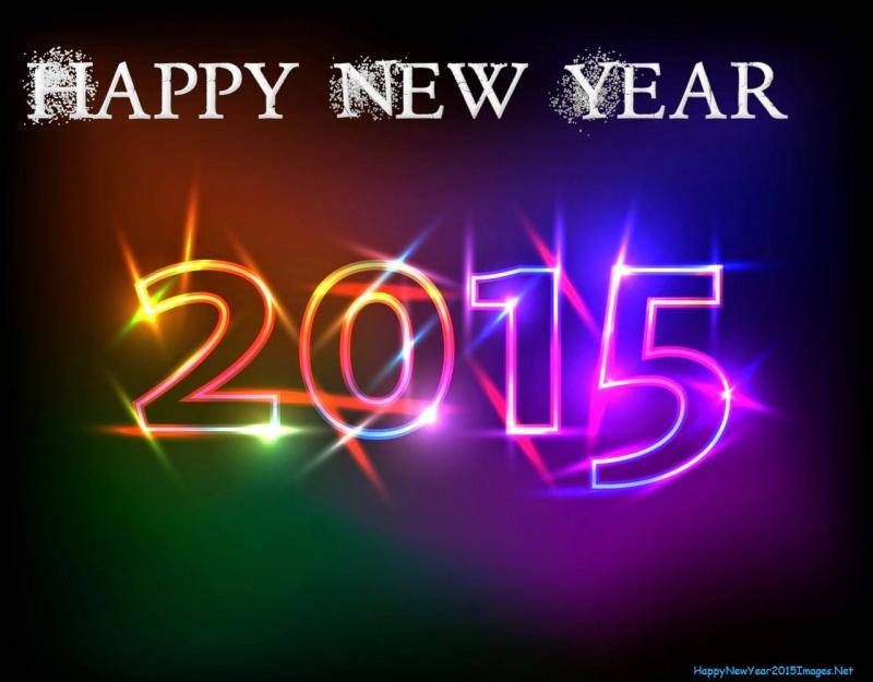 Happy New Year 2015 Hot Colors On Black Backgrounds.jpg