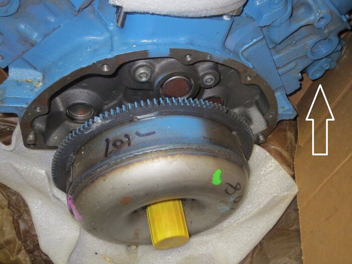 New 318 engine, rear A.jpg