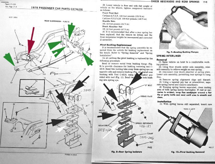 Pointing to spring plate and upper Isolator and red arrows I have got .jpg
