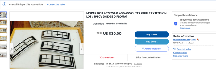 Screenshot 2022-06-03 at 20-10-50 MOPAR NOS 4074754 & 4074755 OUTER GRILLE EXTENSION LOT _ 198...png