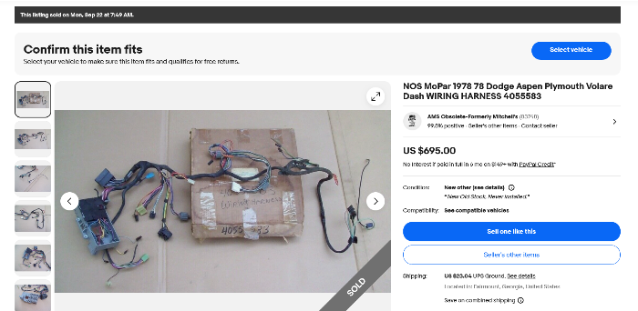 Screenshot 2025-10-15 at 20-02-44 1978 Dodge Plymouth NOS MoPar Dash Wiring Harness 4055583 OE...png