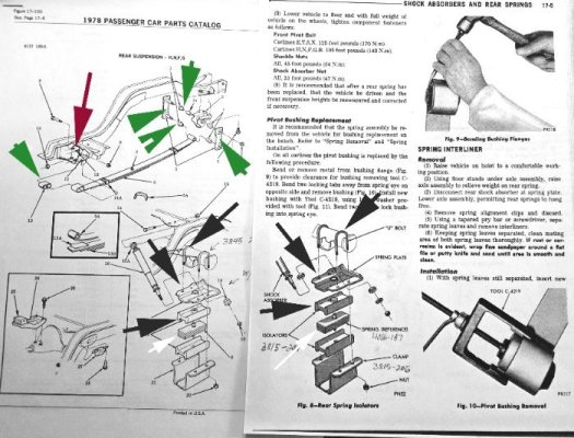 Pointing to spring plate and upper Isolator and red arrows I have got .jpg